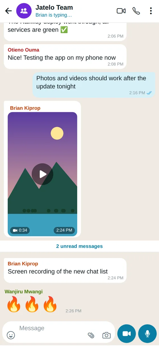 A group chat